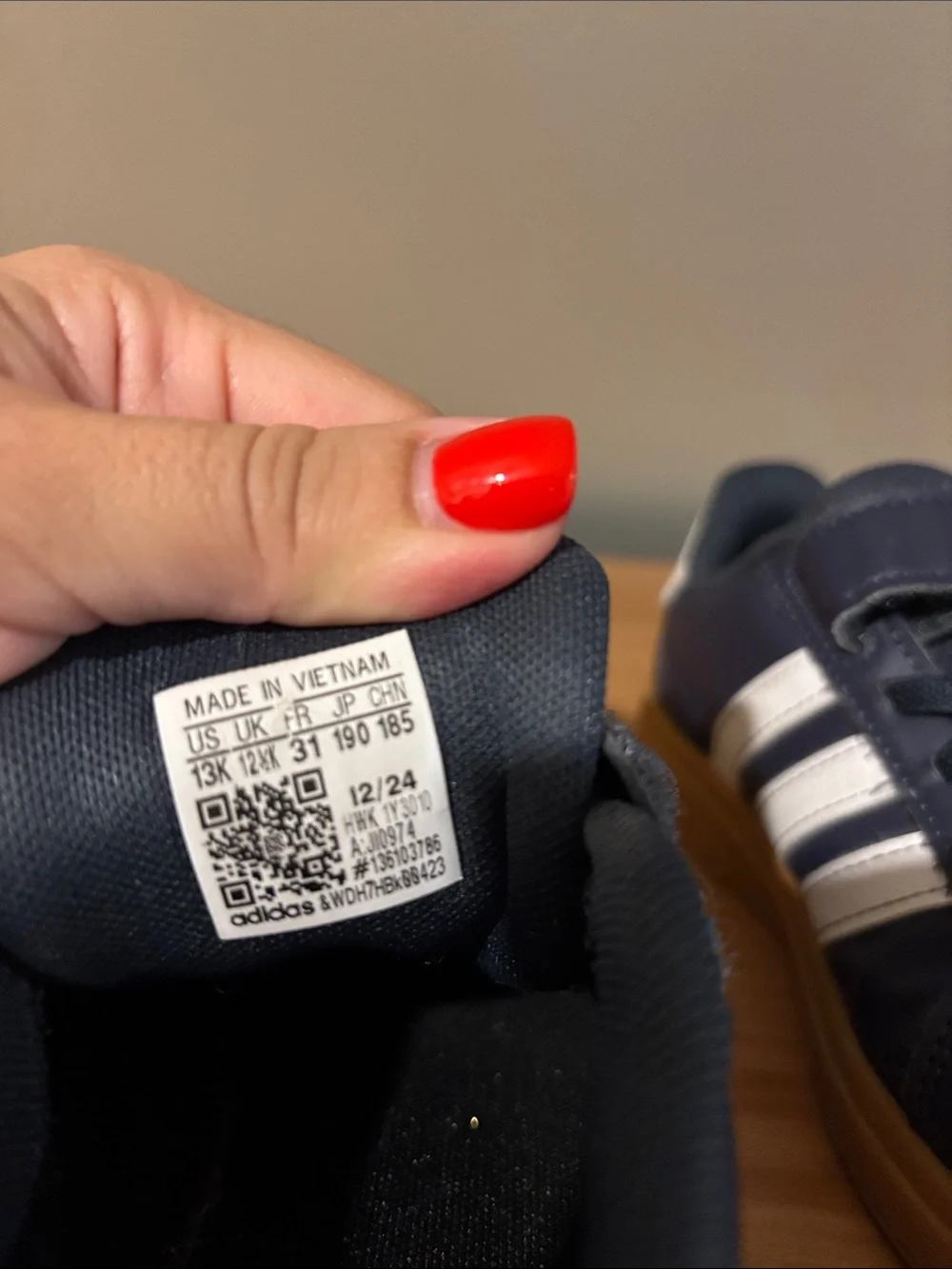 adidas stylish leather